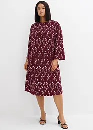 Abito midi in pura viscosa floreale, bonprix