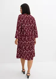 Abito midi in pura viscosa floreale, bonprix