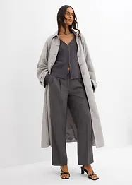Pantaloni con pinces in barrel shape, bonprix