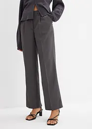 Pantaloni con pinces in barrel shape, bonprix