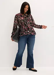 Camicetta con fiocco in chiffon, bonprix