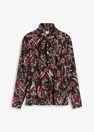 Camicetta con fiocco in chiffon, bonprix