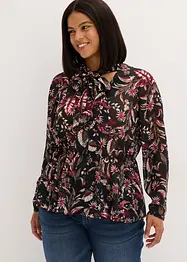 Camicetta con fiocco in chiffon, bonprix