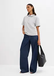 Polo in misto viscosa, bonprix