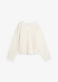 Maglia a maniche lunghe in puro cotone, bonprix