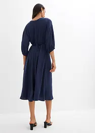 Abito in tessuto crinkle, bonprix