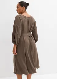 Abito in tessuto crinkle, bonprix