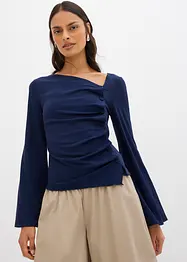 Maglia a maniche lunghe a coste, bonprix