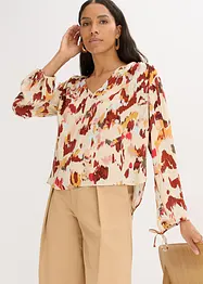 Blusa con filato metallizzato, bonprix