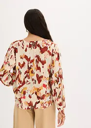 Blusa con filato metallizzato, bonprix