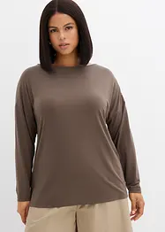 Maglia a maniche lunghe in misto viscosa, bonprix