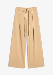 Pantaloni con pinces e cintura da annodare, bonprix