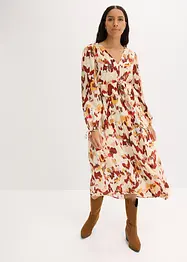 Abito midi fantasia con lurex, bonprix