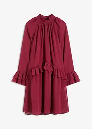 Abito di chiffon con volant, bonprix