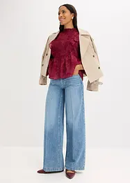 Blusa con ricami, bonprix