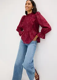 Blusa con ricami, bonprix