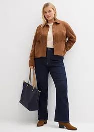 Jeans bootcut, vita alta, bonprix