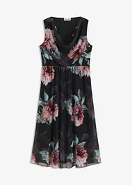 Abito midi in morbido mesh, bonprix