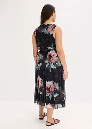 Abito midi in morbido mesh, bonprix