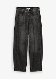 Jeans barrel super soft, vita media, bonprix