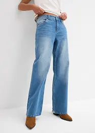 Jeans straight, vita media, bonprix