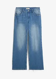 Jeans straight, vita media, bonprix