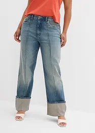 Jeans straight, vita alta, bonprix