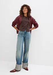 Jeans straight, vita alta, bonprix