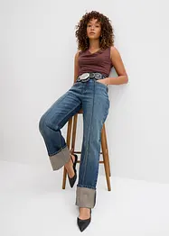 Jeans straight, vita alta, bonprix