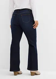 Jeans bootcut, vita media, bonprix
