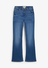 Jeans bootcut, vita media, bonprix