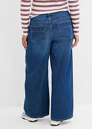 Jeans wide leg, vita media, bonprix