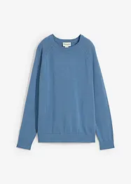 Maglione in filato fine di puro cotone, bonprix