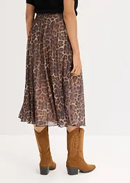 Gonna midi in mesh morbido, bonprix
