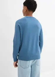 Maglione in filato fine di puro cotone, bonprix