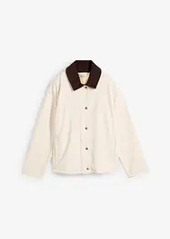 Giacca in twill con colletto in velluto, bonprix