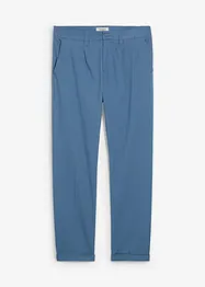 Pantaloni Regular‑Fit in twill di cotone, con pinces e gamba dritta, bonprix