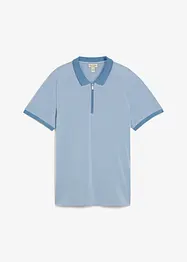 Polo in piquet con cerniera, bonprix