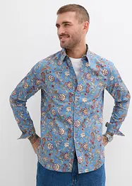 Camicia elegante in puro cotone, slim fit, bonprix