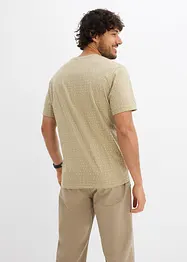 T-shirt in puro cotone biologico con fantasia, bonprix