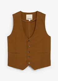 Gilet in tela di cotone, bonprix