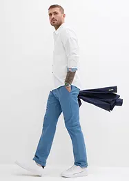 Camicia elegante in puro cotone con dettagli a contrasto, regular fit, bonprix