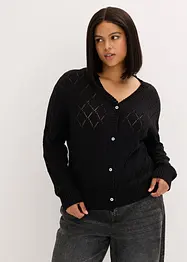 Cardigan traforato, bonprix