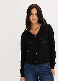 Cardigan traforato, bonprix