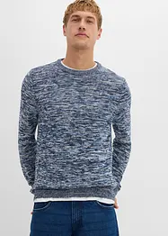 Maglione in filato fine con cotone, bonprix