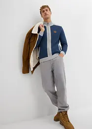Cardigan in filato grosso con colletto alto, bonprix