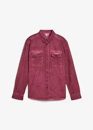 Camicia a maniche lunghe in puro cotone effetto lavato, bonprix