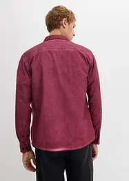 Camicia a maniche lunghe in puro cotone effetto lavato, bonprix