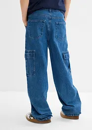 Jeans cargo regolabili in vita loose fit, straight, bonprix