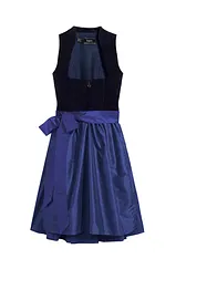 Abito bavarese midi con velluto (set 2 pezzi), bonprix